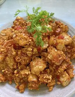 Hình ảnh tóp mỡ cháy tỏi da giòn 