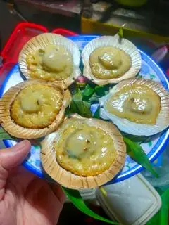 Hình ảnh so điệp nướng phô mai