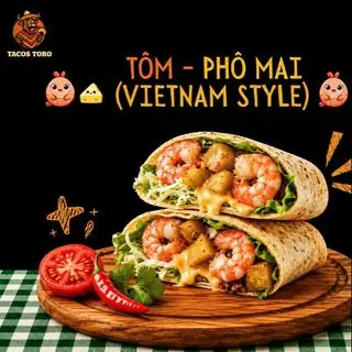 Hình ảnh Tacos tôm phô mai