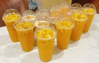 Hình ảnh Trà xoài chanh leo 700ml