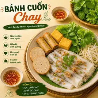 Hình ảnh Bánh cuốn chay 