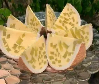 Hình ảnh Flan trái dừa _Vị Vani truyền thống