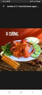 Hình ảnh combo 2: ( 1 chú Gà thơm ngon kèm 2 ống cơm lam hấp dẫn, đậm đà hương vị)