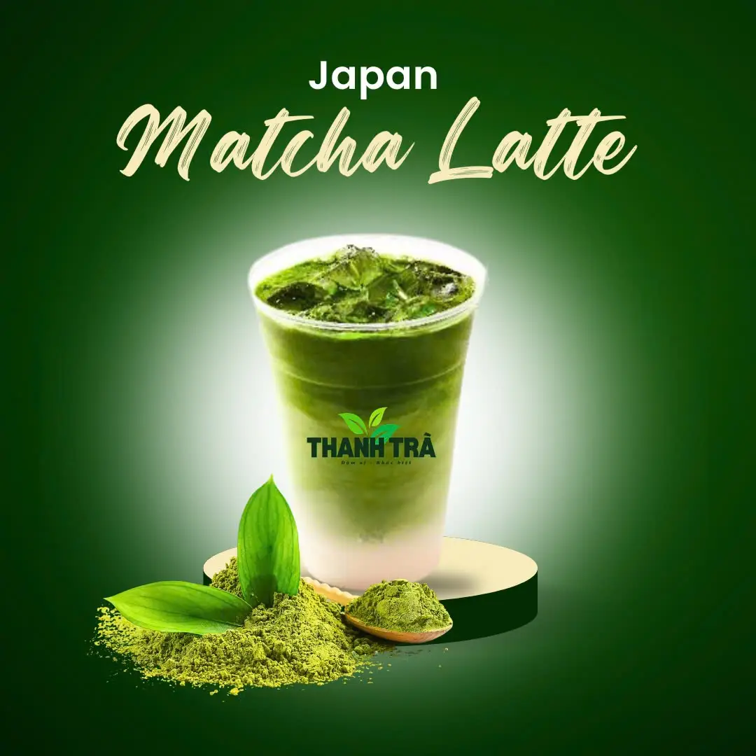 Hình ảnh Matcha latte Nhật