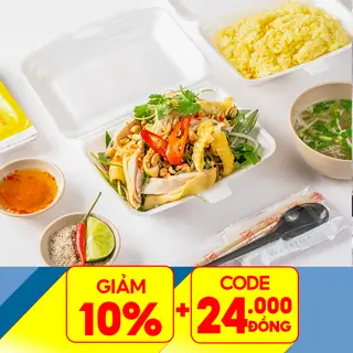 Hình ảnh Cơm & Dĩa Gỏi Gà (1 người)