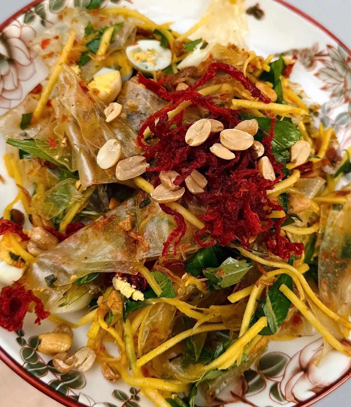 Hình ảnh Bánh Tráng Phơi Sương Trộn