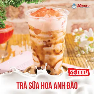Hình ảnh Trà sữa hoa anh đào