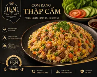 Hình ảnh Cơm Rang Thập Cẩm + nước ngọt