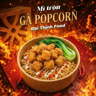 Hình ảnh Mì trộn - gà popcorn
