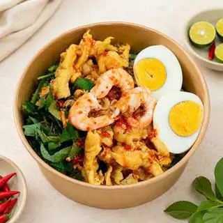 Hình ảnh Mì Cay Sốt Thái Full Topping