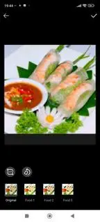 Hình ảnh gỏi cuốn chấm mắm nêm