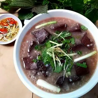 Hình ảnh Cháo huyết ăn kèm