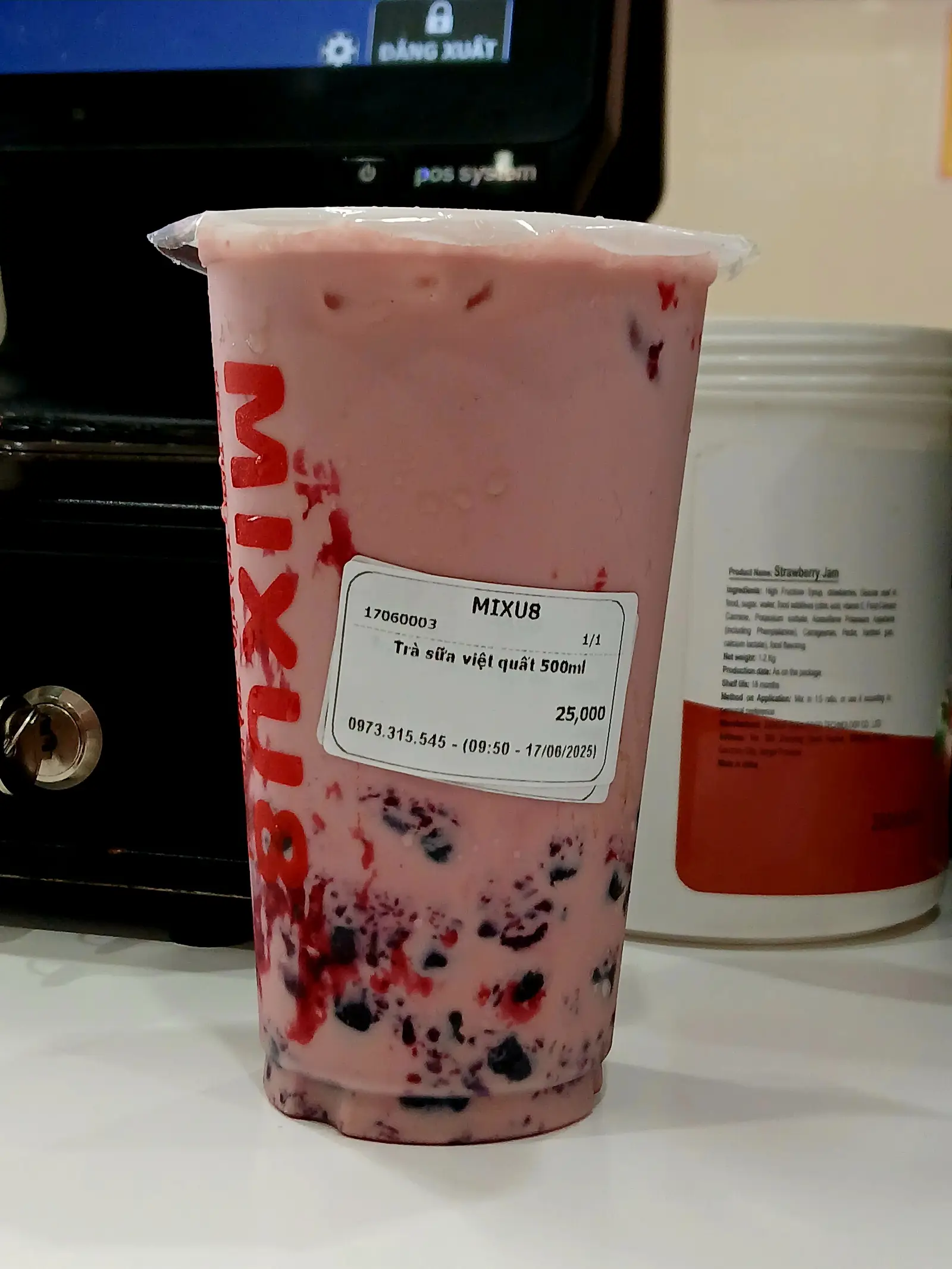 Hình ảnh trà sữa Việt quất