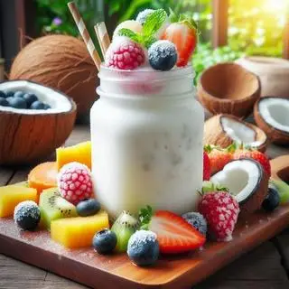 Hình ảnh Yogurt trái cây - Fruit yogurt