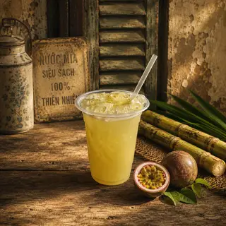 Hình ảnh Nước mía mix chanh dây
