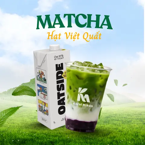 Hình ảnh Matcha Việt Quất
