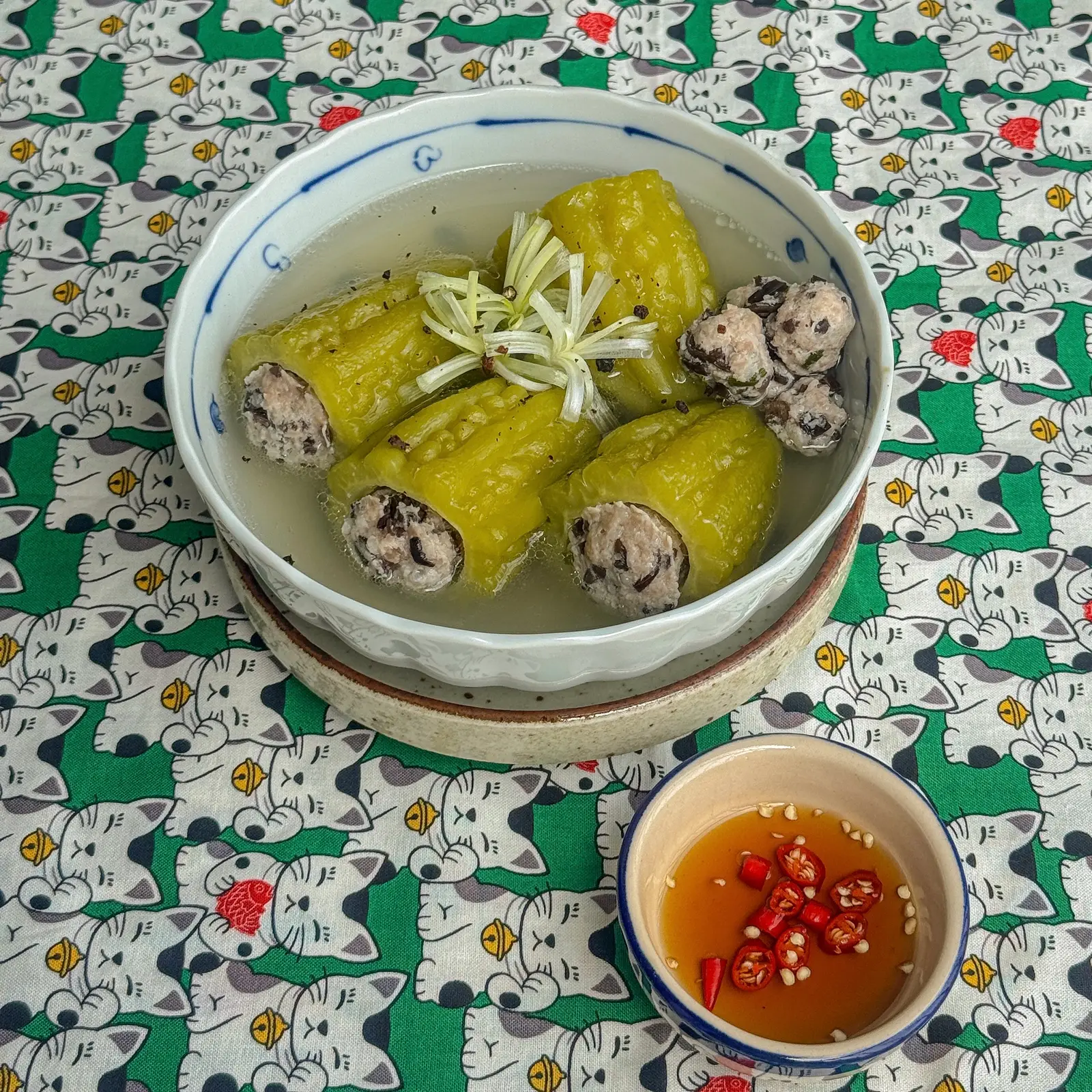 Hình ảnh Canh khổ qua 