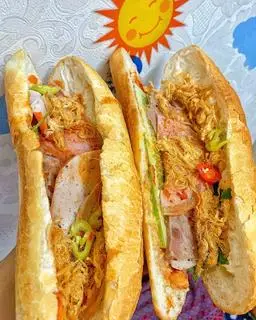 Hình ảnh Bánh Mì Chả Lụa, Chà Bông