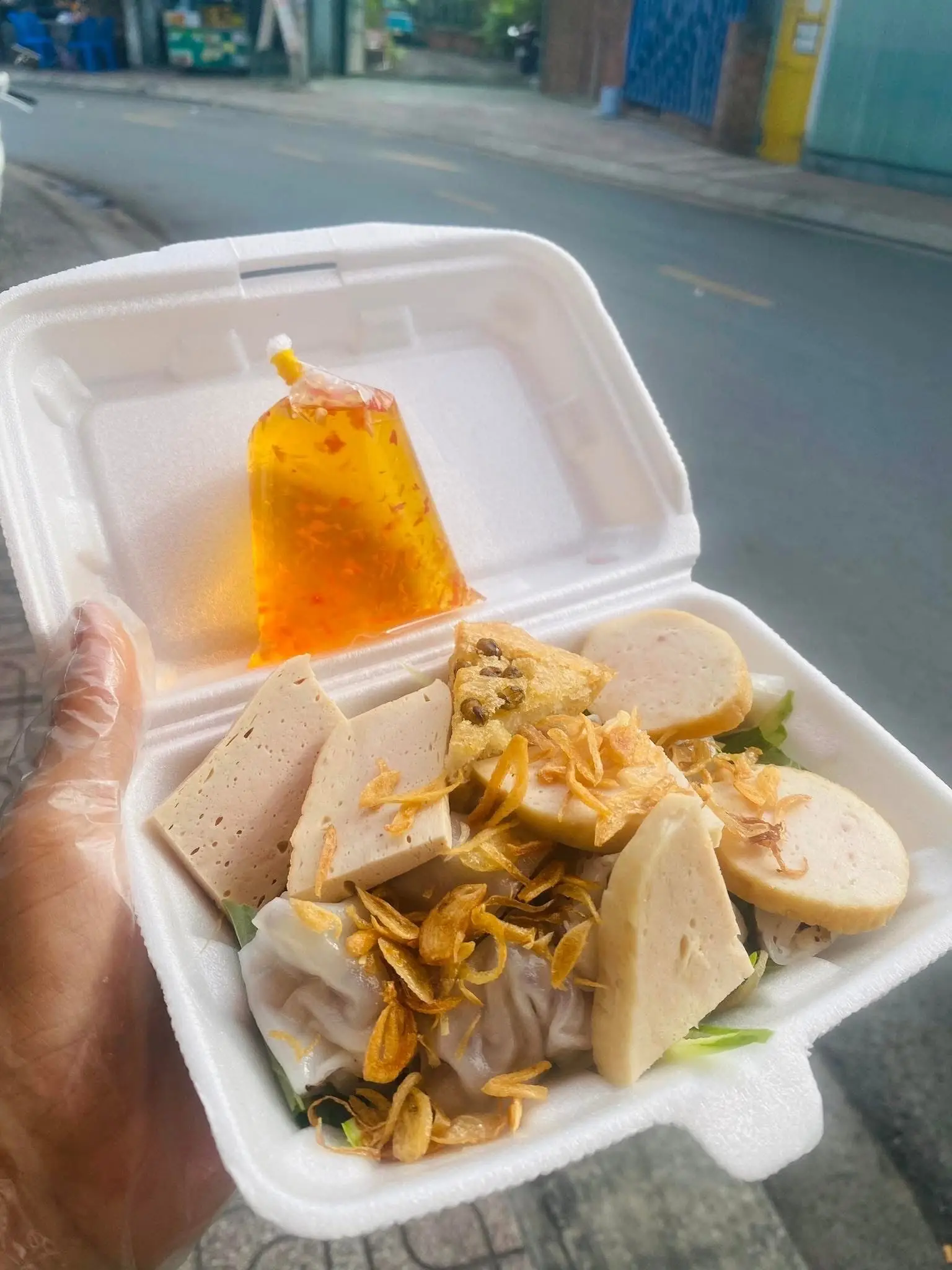 Hình ảnh Bánh ướt chả nóng