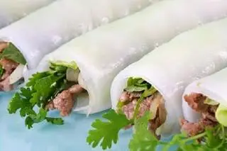 Hình ảnh Phở Cuốn thịt bò tươi(5 Cái)