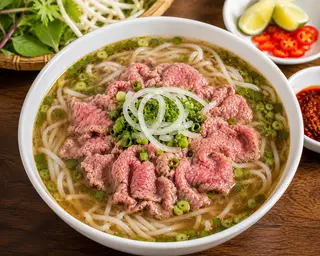 Hình ảnh Bún bò Huế -  Tái