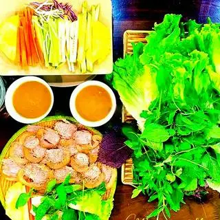Hình ảnh Bò Tơ Cuốn Bánh Tráng