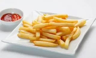 Hình ảnh khoai tây chiên+ trà tắc