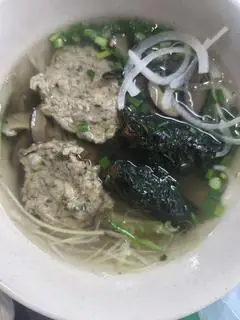 Hình ảnh Bún chả cá.lá lốt 