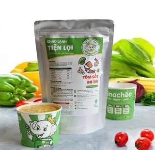 Hình ảnh Set cháo tôm sốt bơ tỏi
