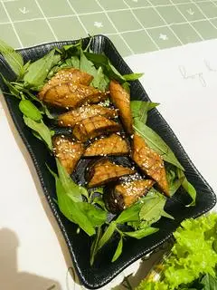 Hình ảnh Nấm Đùi Gà Nướng Thuần Chay ( Vegetarian Grilled King Oyster Mushrooms )