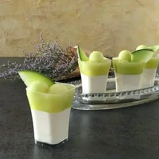 Hình ảnh Mousse dưa lưới
