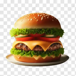 Hình ảnh hambuger bò và trứng