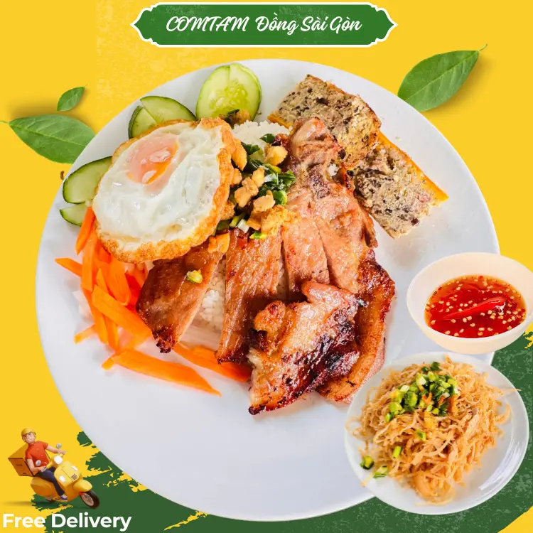 Hình ảnh Cơm Sườn Full Topping ❤️