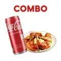 Hình ảnh 1 Hamburger xúc xích bò - 1 chai Coca-Cola