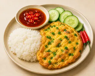 Hình ảnh Cơm Trứng Chiên Hành