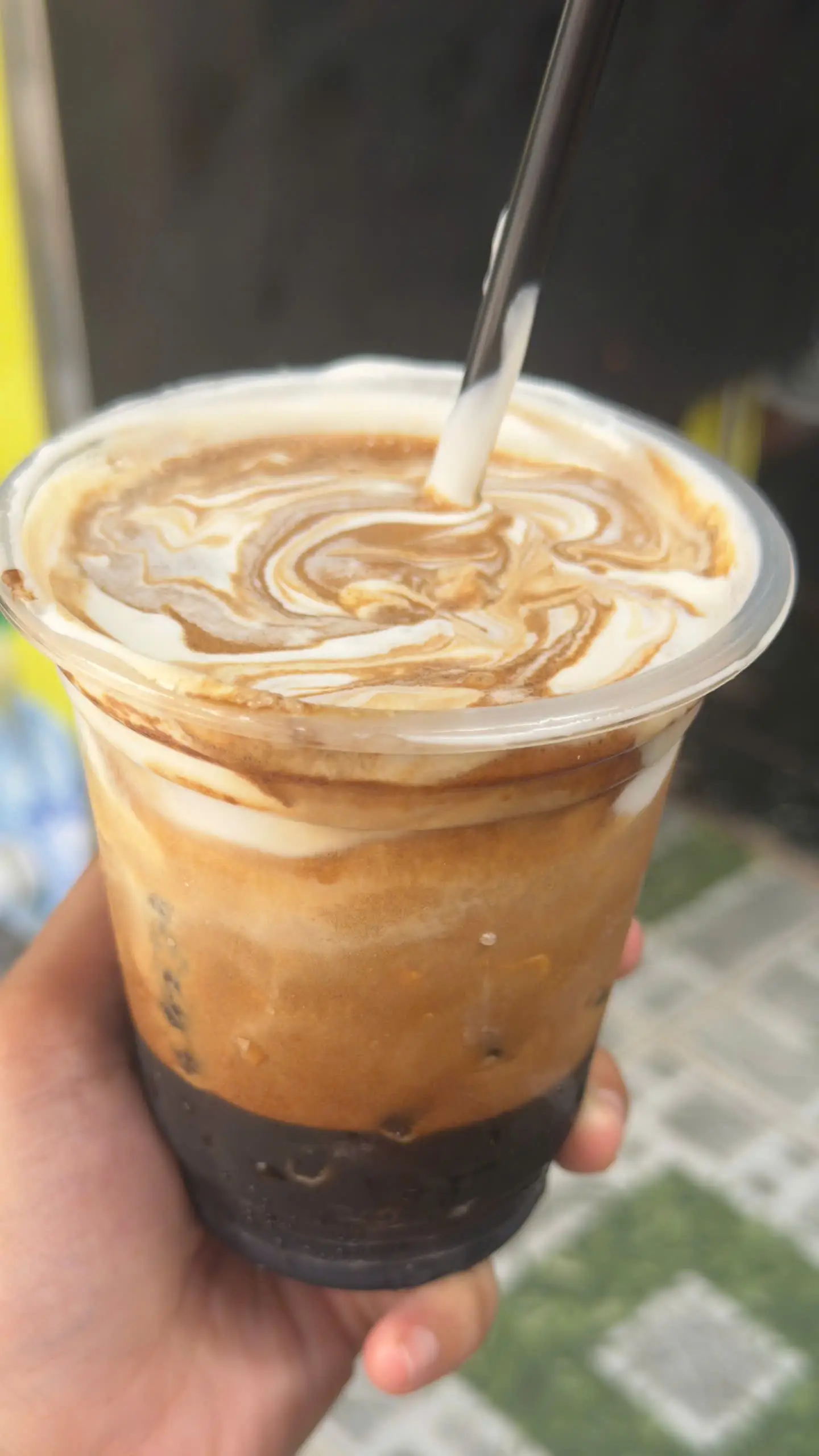 Hình ảnh cafe kem sữa