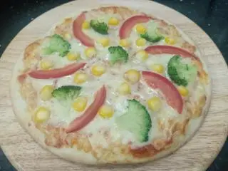 Hình ảnh Pizza Rau, củ, quả (Vegetable Pizza)
