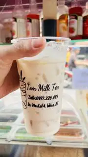 Hình ảnh trà sữa gạo rang không topping