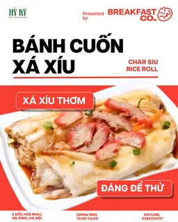 Hình ảnh Bánh cuốn xá xíu