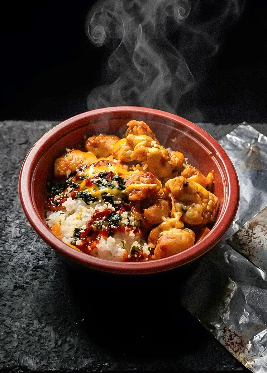 Hình ảnh Cơm gà phô mai