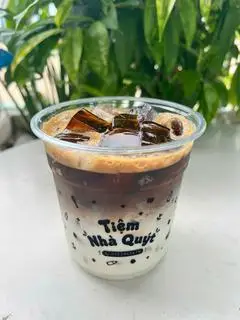 Hình ảnh Sữa tươi cà phê thạch cà phê