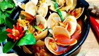 Hình ảnh nghêu hấp thái 
