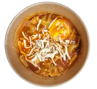 Hình ảnh Mandu hải sản XỐT CAY (5 cái ) size nhỏ+ 1/2 trứng