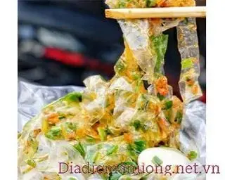 Hình ảnh Bánh tráng Sợi  mỡ hành trứng cút Lòng Đào