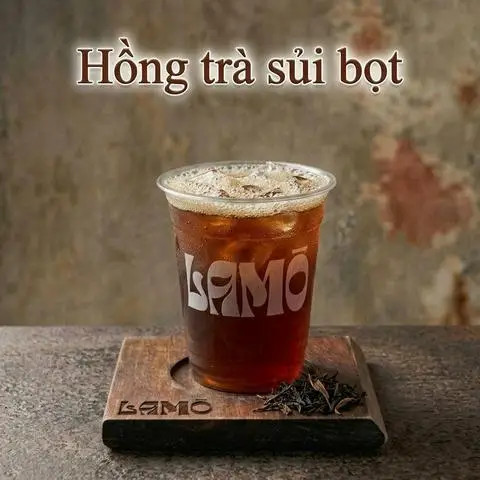 Hình ảnh Hồng trà sủi bọt