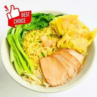 Hình ảnh Mì Nước Sủi Cảo Xá Xíu
