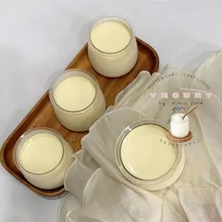 Hình ảnh 1 HŨ SỮA CHUA PHÔ MAI váng vàng