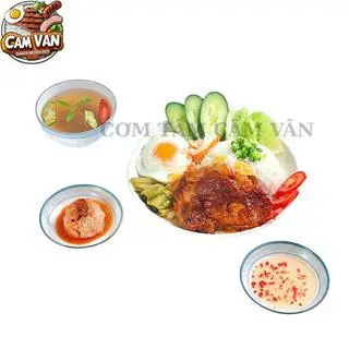 Hình ảnh Cơm Tấm Gà Nướng Xíu Mại Trứng Ốp