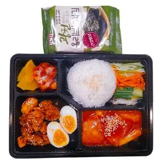 Hình ảnh Set cơm Hàn Quốc Gà rán + Rong biển