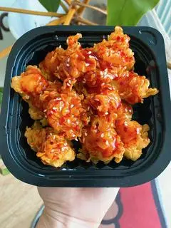 Hình ảnh Gà Rán Sốt Tương Cay Hàn
